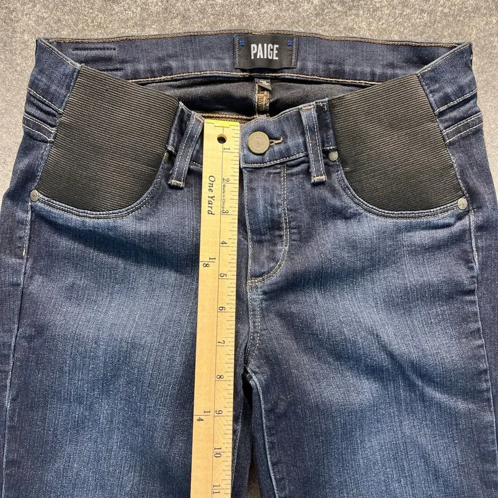 Paige Jeans Women's Size 27 Verdugo Ankle Skinny Dark Blue Stretch Denim‎